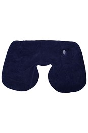 Inflatable Travel Pillow Navy